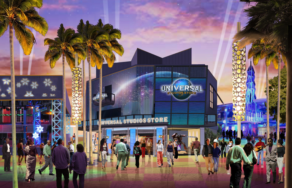 Universal Studios Store at CityWalk - Rendering