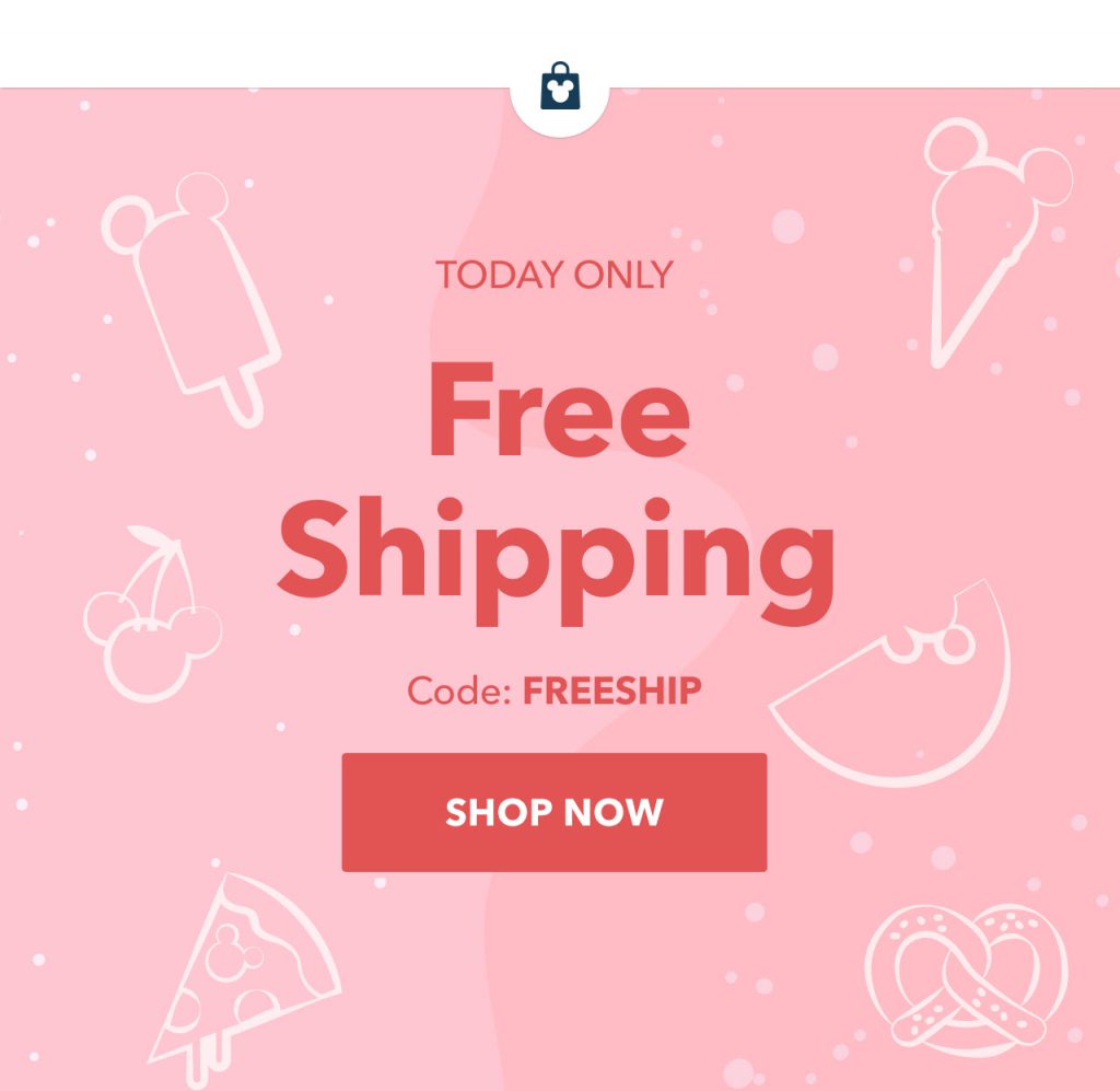 Free Shipping at Shop Disney on June 12, 2020 with NO Minimum