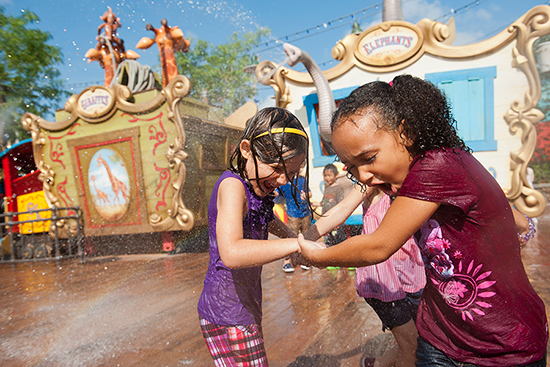 Water Play Areas at Disney World