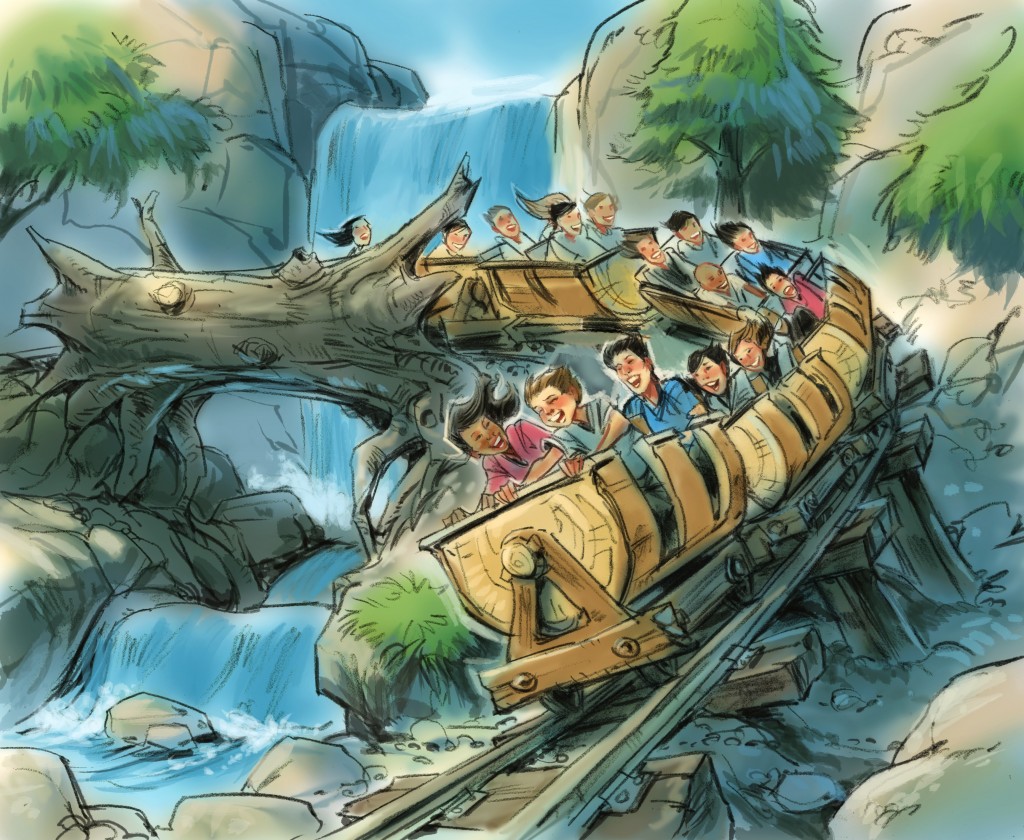 seven dwarfs mine train