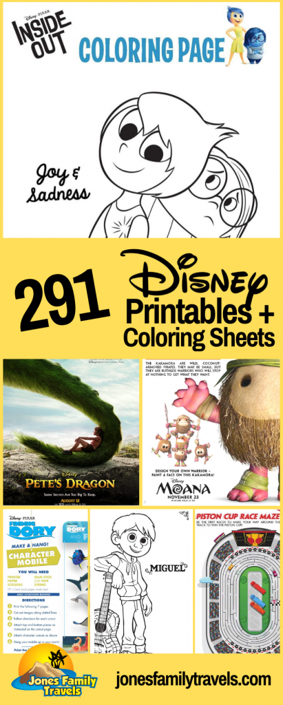 Disney coloring sheets