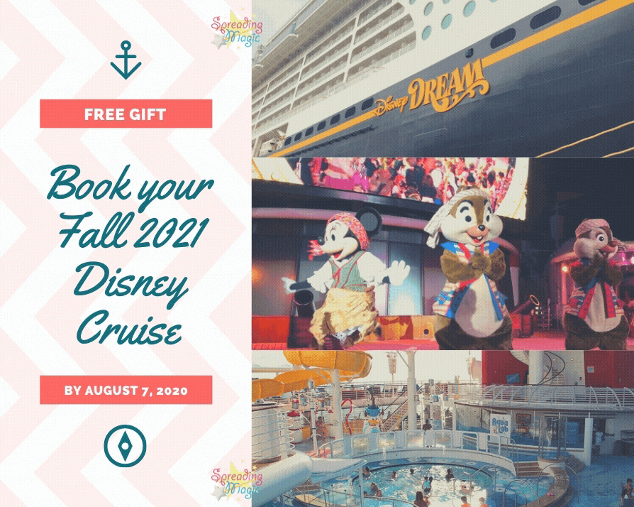 Free gift for booking a Fall 2021 Disney Cruise