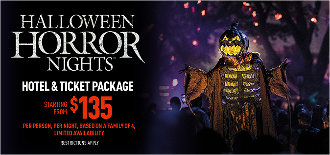 Halloween Horror Nights Vacation Package