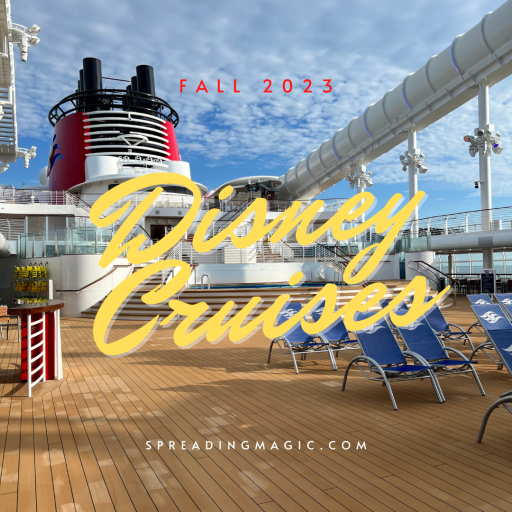 Fall 2023 Disney Cruise Line itineraries