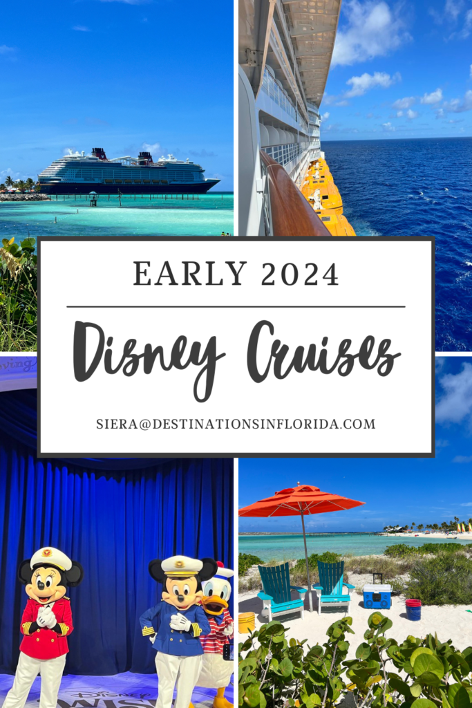 Early 2024 Disney Cruise Line Itineraries Return to Caribbean, Mexico & More