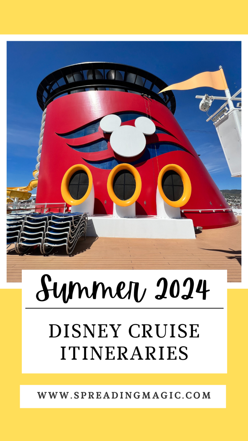 Summer 2024 Disney Cruise Line Itineraries